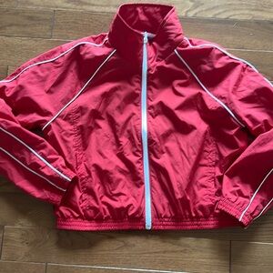 Abercrombie & Fitch Womens lightweight pullover jacket size Large Excellent Cond